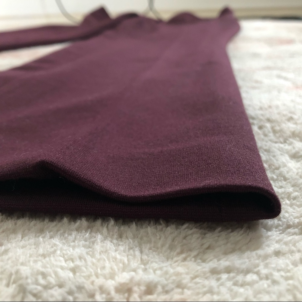 VINCE CAMUTO Burgundy Straight Leg Pants - Picture 2 of 6